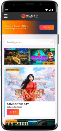 Aplicația SlotV pentru iOS și Android