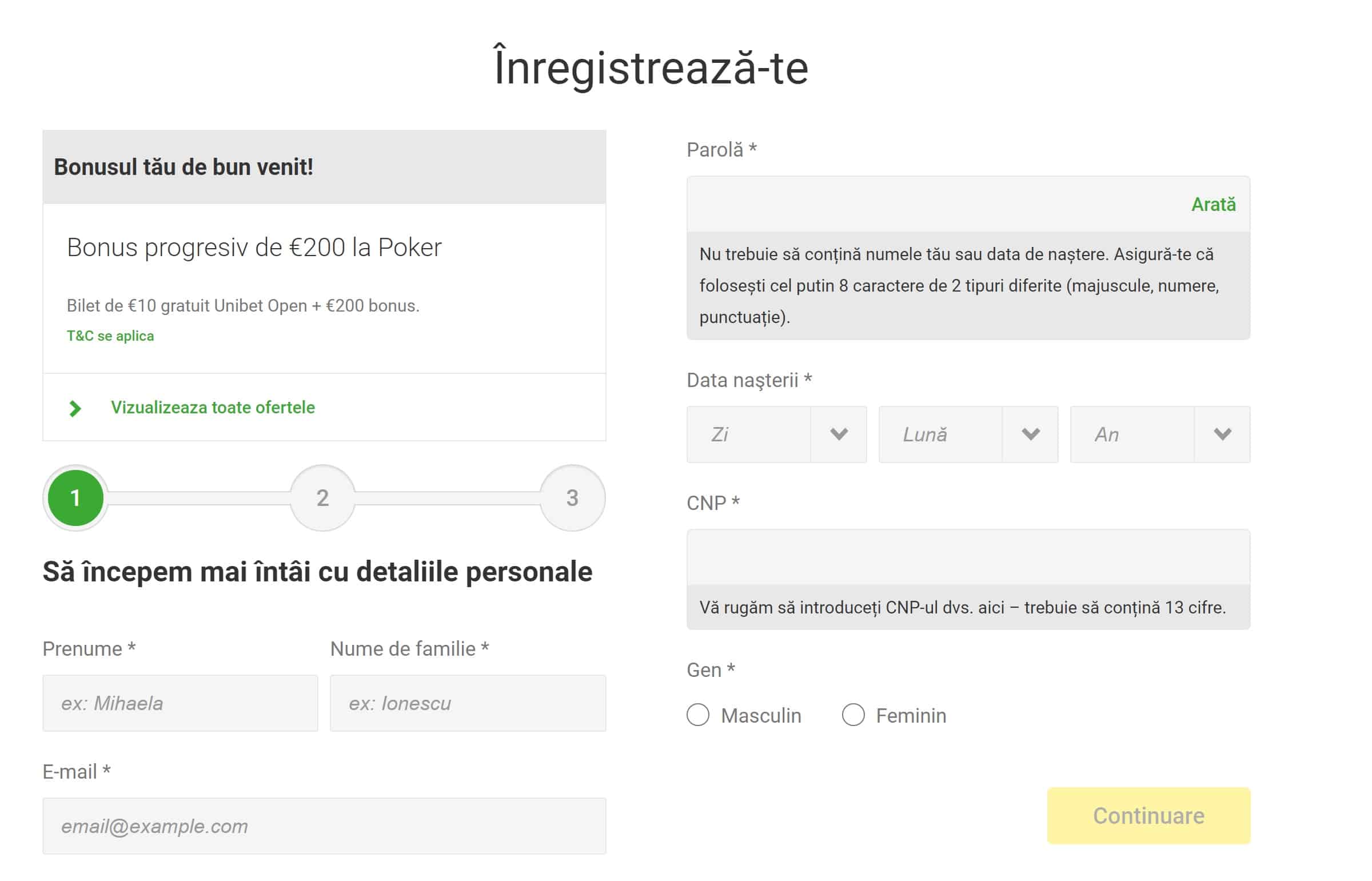 Unibet-Inregistreaza