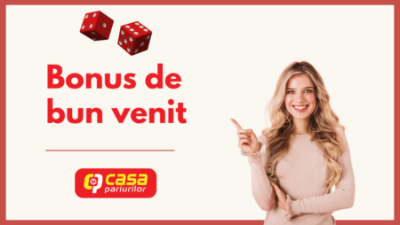 Casa Pariurilor bonus de bun venit pentru jucătorii români