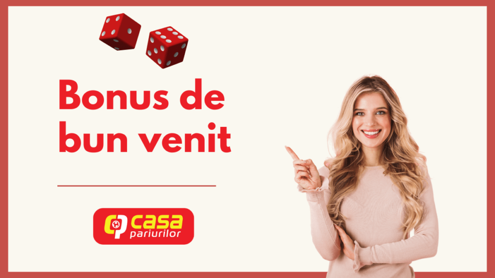 Casa Pariurilor bonus de bun venit pentru jucătorii români