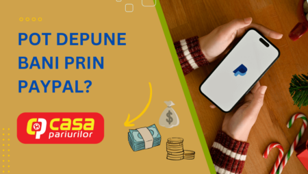 Pot depune bani la Casa Pariurilor prin Paypal?