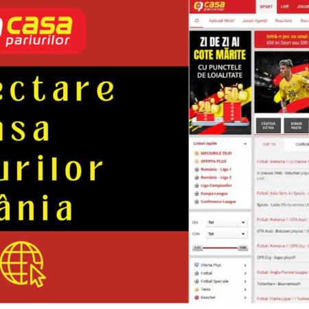 Conectare la Casa Pariurilor România