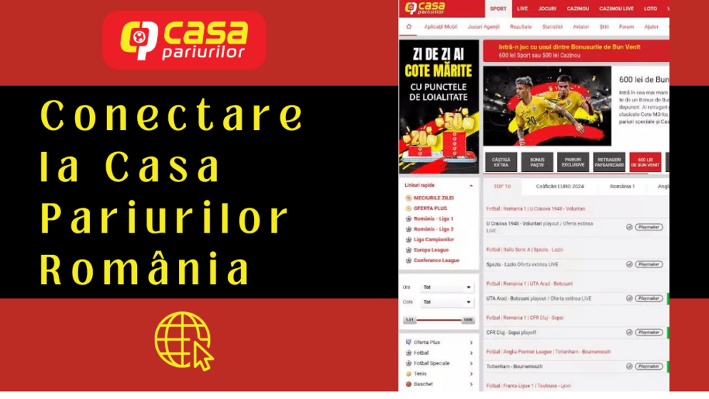 Conectare la Casa Pariurilor România