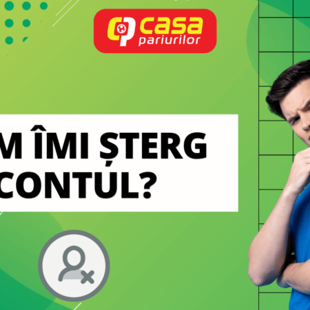 Cum îmi șterg contul de la Casa Pariurilor?