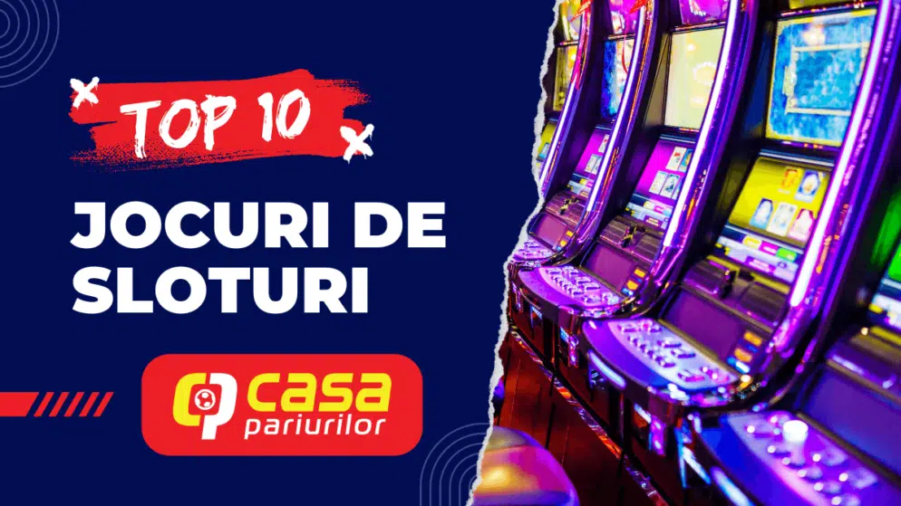 Top 10 jocuri de sloturi la Casa Pariurilor Cazinou