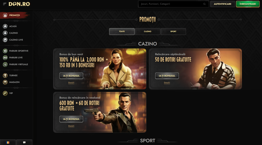 Bonus de bun venit pentru cazinou