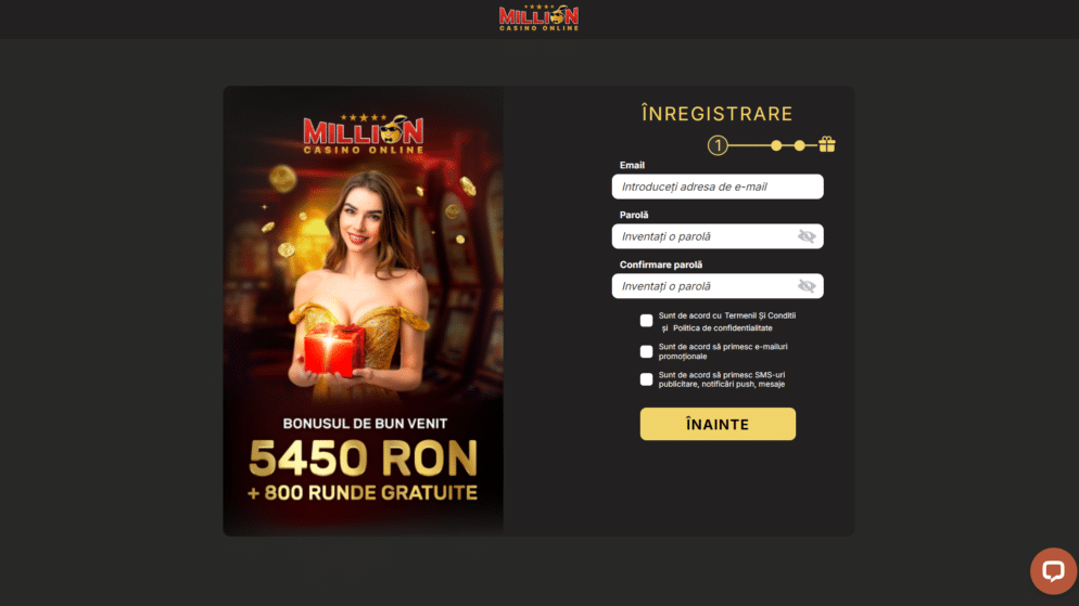 million casino registru