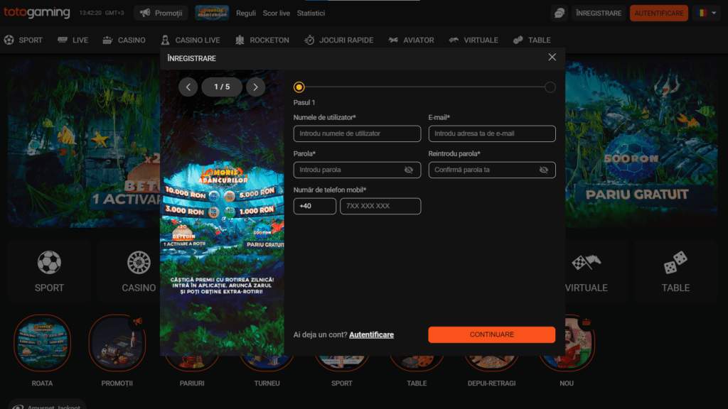 Cum să vă înregistrați la TotoGaming Casino - ghid pas cu pas pentru procesul de înregistrare