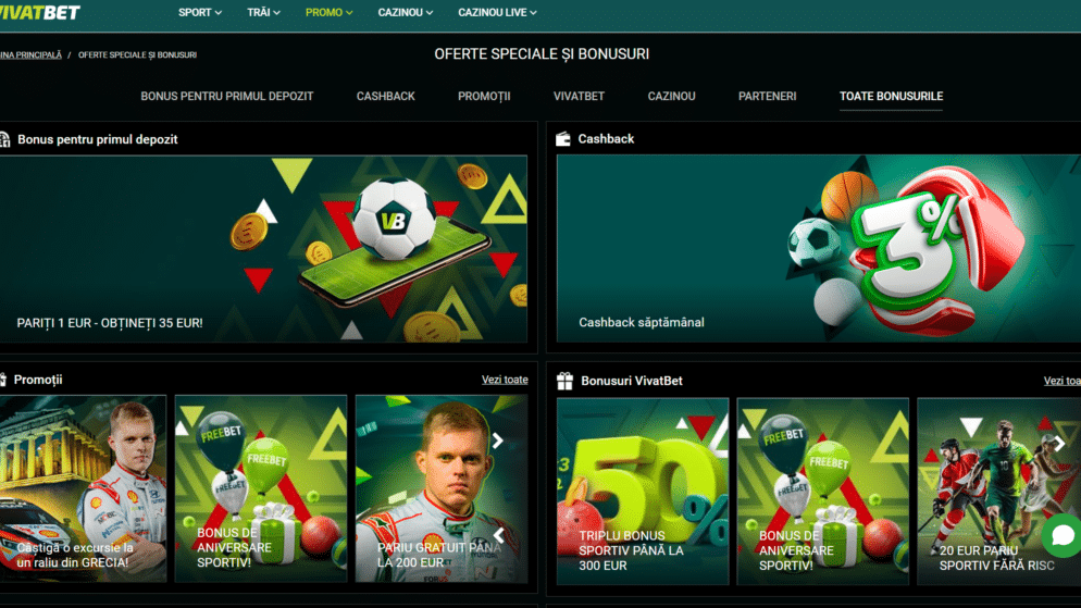 vivabet promotii