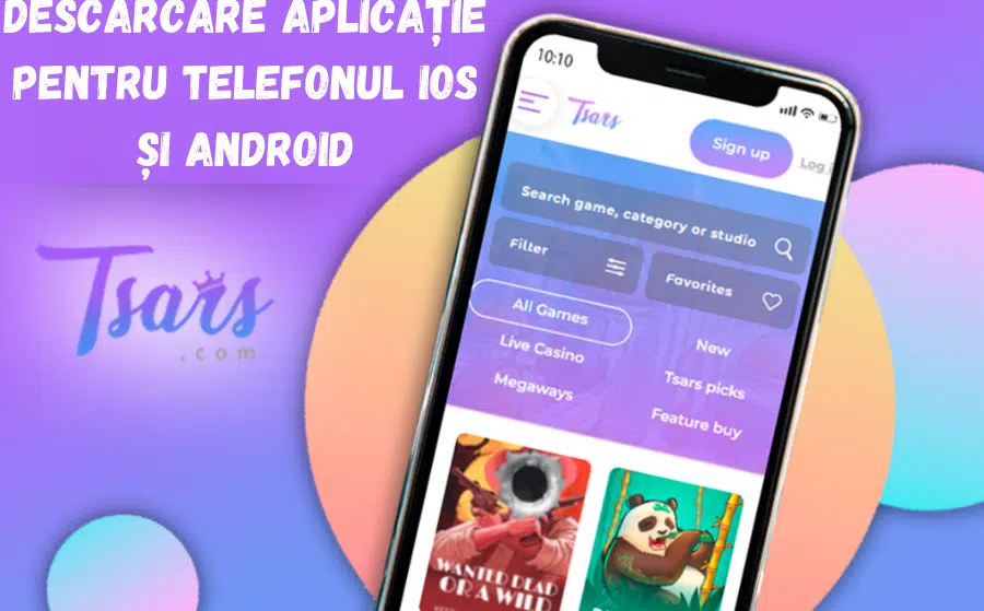 Descărcare aplicație Tsars Casino pentru telefonul iOS și Android