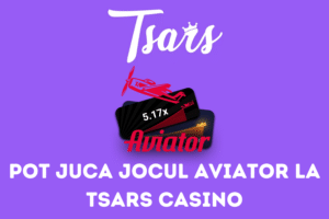 Pot juca jocul Aviator la Tsars Casino