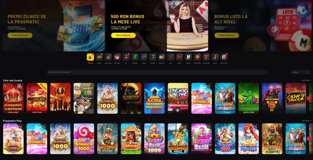 Jocuri cu sloturi la MaxBet România