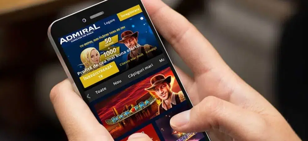 Versiunea mobilă a site-ului admiral