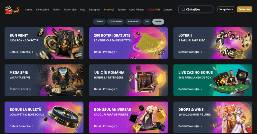 Bonus de bun venit pentru cazinou