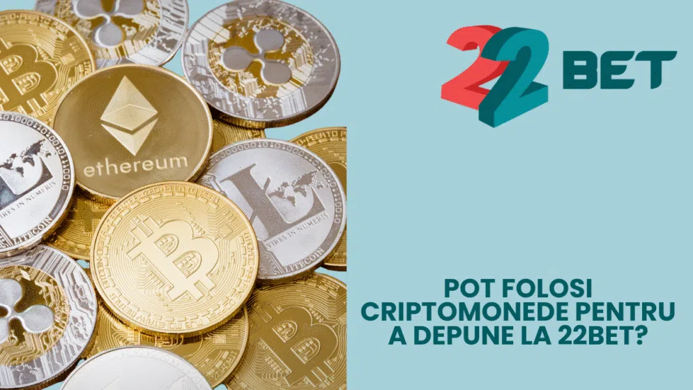 Pot folosi criptomonede pentru a depune la 22bet?