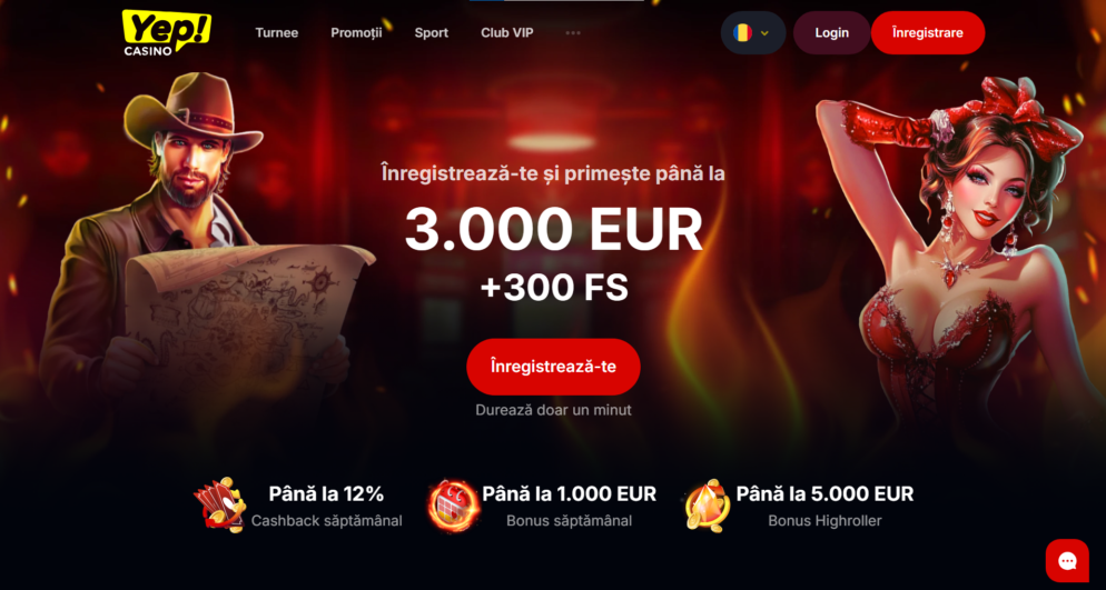 yep casino Bonus de Bun Venit