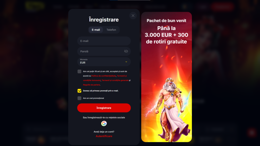 Ghid de Înregistrare